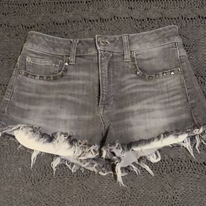 Women's Gray AE Denim Shorts